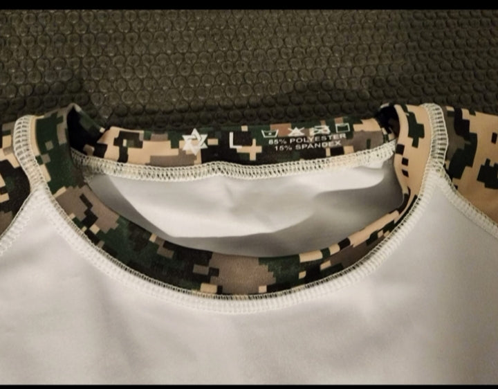 Merika Camo Long Sleeve Rashguard
